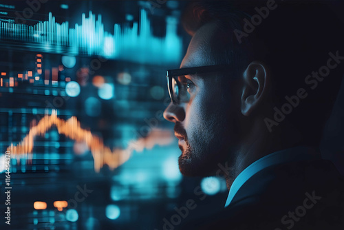 An image for an article that discusses how financial advisors use Data and AI to Uncover their Niche and Supercharge their Marketing but make it less like a stock image