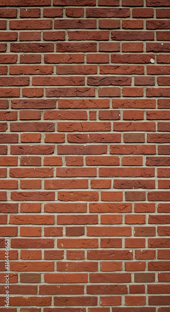 Obraz premium Red brick background pattern. Brickwork. Background of red bricks. 