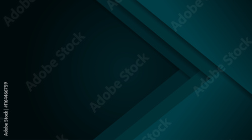 Abstract geometric shape background for banner, presentation, flyer, decorative use | New modern one directional vector design with gradient Prussian blue colour