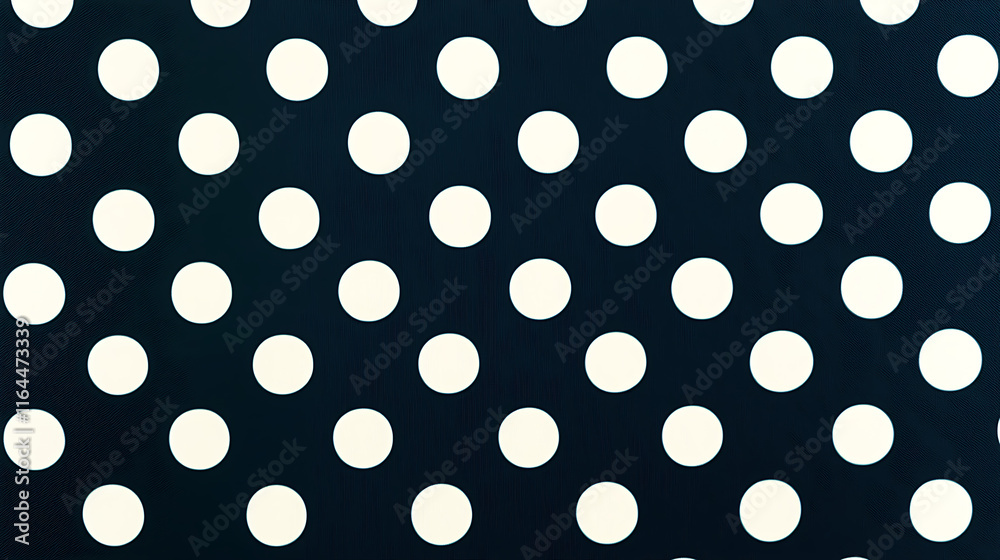 A black and white pattern of polka dots. generated using AI A black and white pattern of polka dots. generated using AI