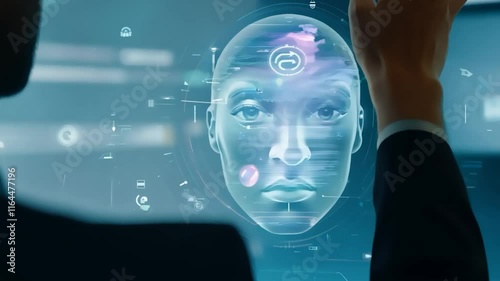 Futuristic AI and Robotization Motion Background | Advanced Technology in Action
