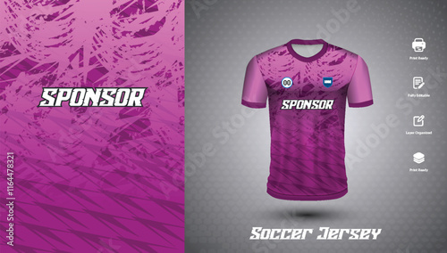 Soccer jersey design for sublimation or sports t shirt design for cricket