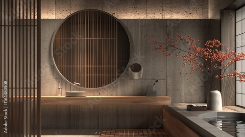 Modern luxury bathroom interior design 