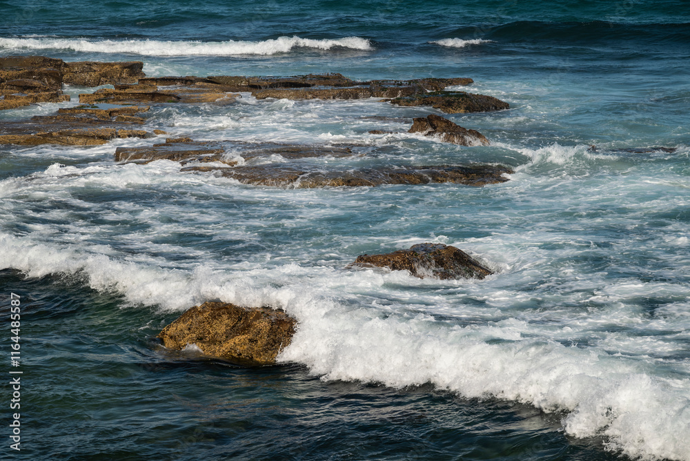Fototapeta premium Newcastle Beach, Newcastle, NSW, Australia