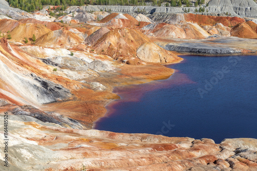 Ural Mars (Troitsko-Baynovskoye field of refractory clays). Sverdlovsk region, Russia photo