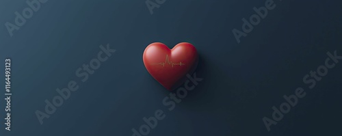 Heart rate variability indicates stress and wellness levels, with a striking dark blue backdrop highlighting its importance.