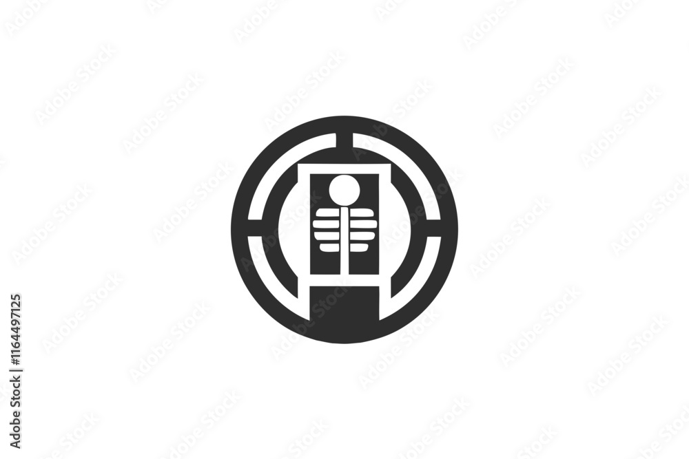 creative medical CT scan icon concept creative medical CT scan icon concept