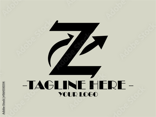 Black Z shaped arrows for indicating directions on websites, presentations, or social media graphics. Ideal for intuitive navigation design elements, backround ilustration vector logo photo