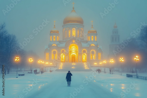 Orthodox Church In Winter