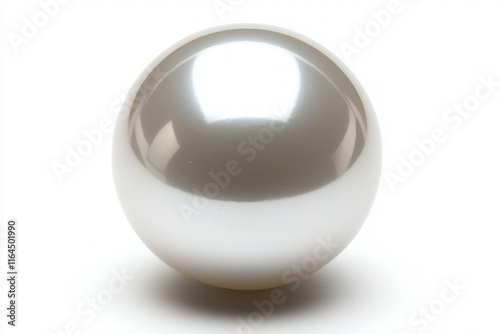 pearl on white background