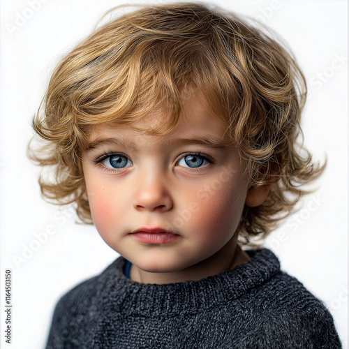 2 Year Old Child Isolated