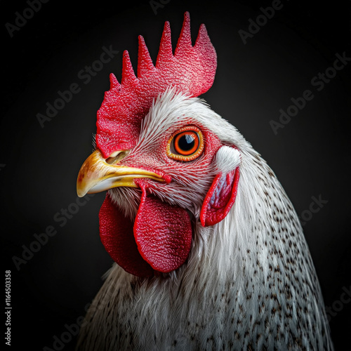 Cockerel Isolated
