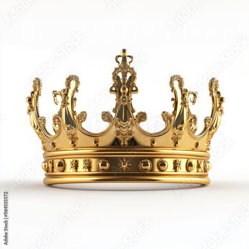 Gold Crown Isolated