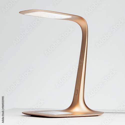Modern Desk Lamp Isolated