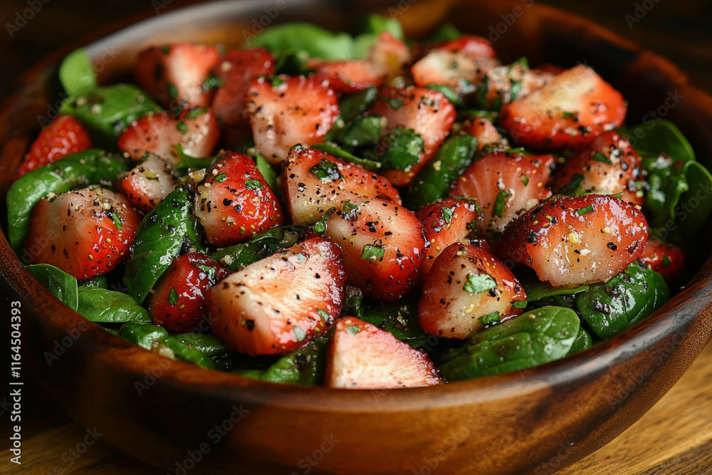 Strawberry And Spinach Salad Strawberry And Spinach Salad