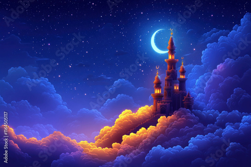 A Dreamy Night Sky Filled W...