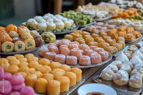 A Table Spread With Sweets ...