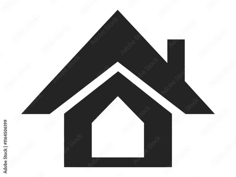 Geometric home logo vector illustration Geometric home logo vector illustration