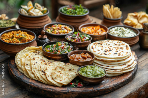 Bengali Food, Served On A T...