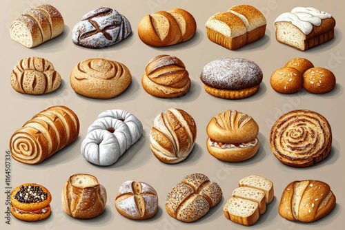 Bread Cartoon