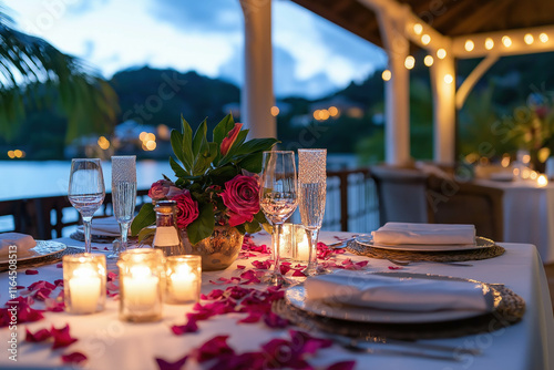Cozy Candlelit Dinner Table...