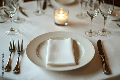 Empty Dessert Plate