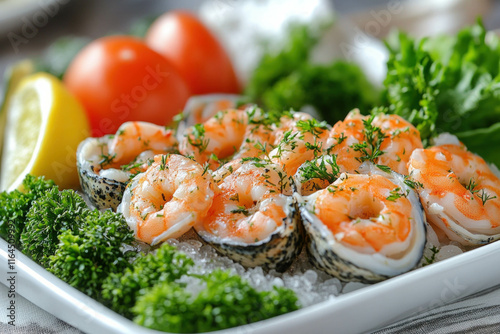 Fresh Seafood Isolated