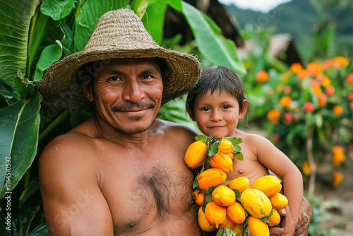 Happy Healthy Ethnic Family