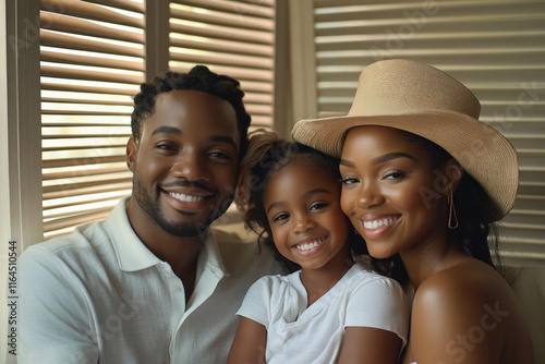 Happy Family Inside House