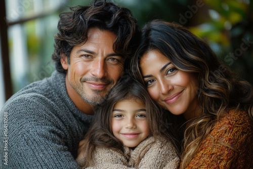 Hispanic Family Playing