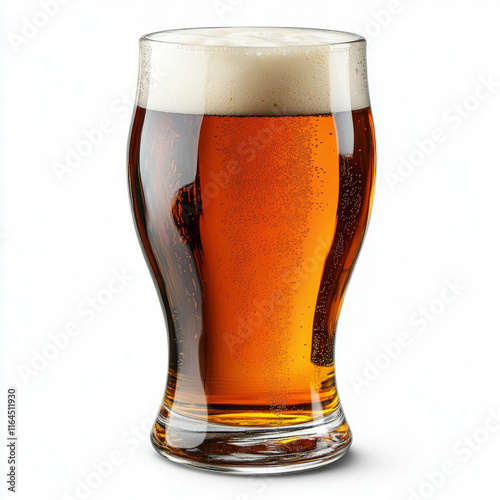 Pint Of Beer Isolated