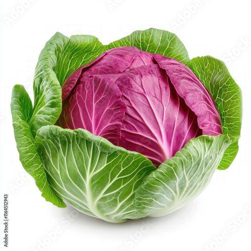 Red Cabbage Isolated