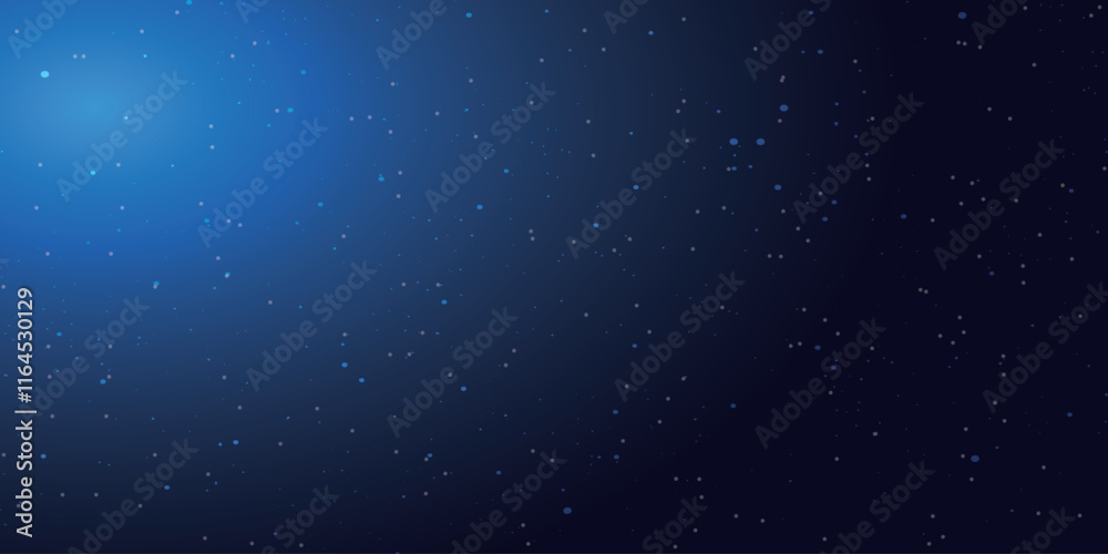 Obraz premium Night starry sky background. Vector on blue background