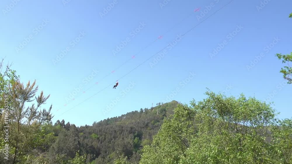 crossing the sky in the zip line - 40