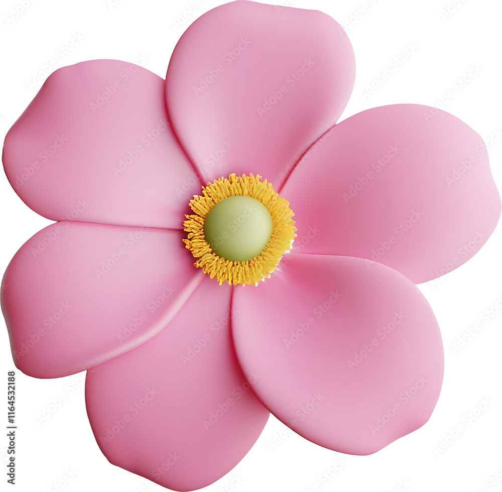 Fototapeta premium Cherry blossom, Sakura flowers isolated