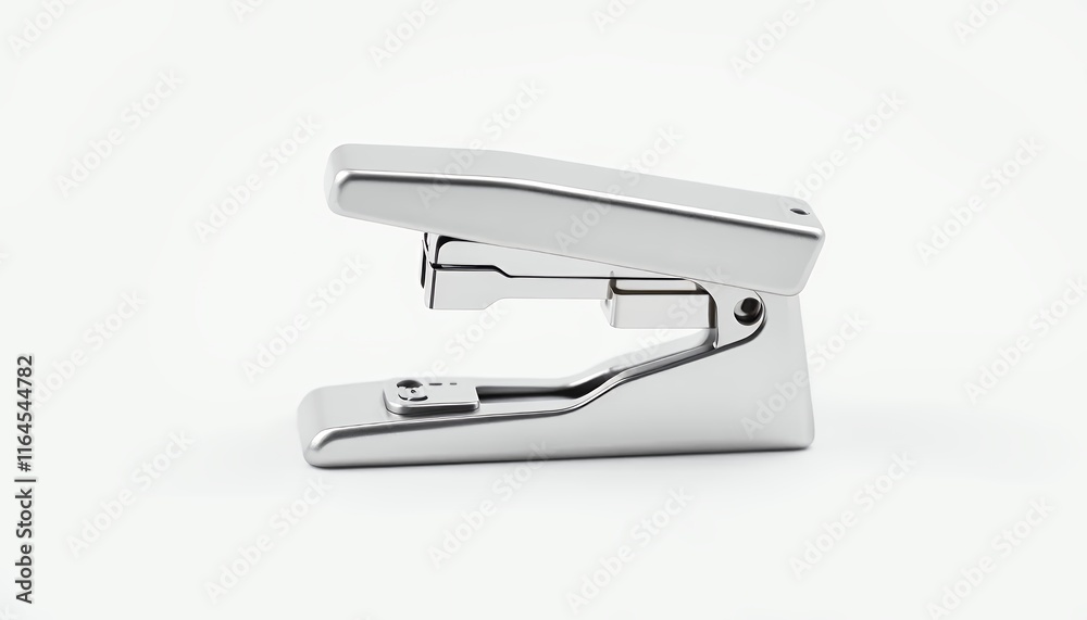 Sleek Silver Stapler: Minimalist Design, Modern Office Tool Sleek Silver Stapler: Minimalist Design, Modern Office Tool