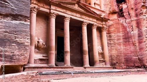 The Treasury of Petra ancient city, Jordan