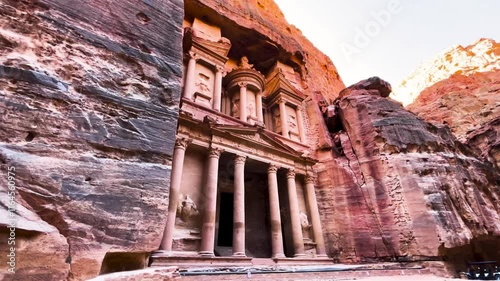 The Treasury of Petra ancient city, Jordan