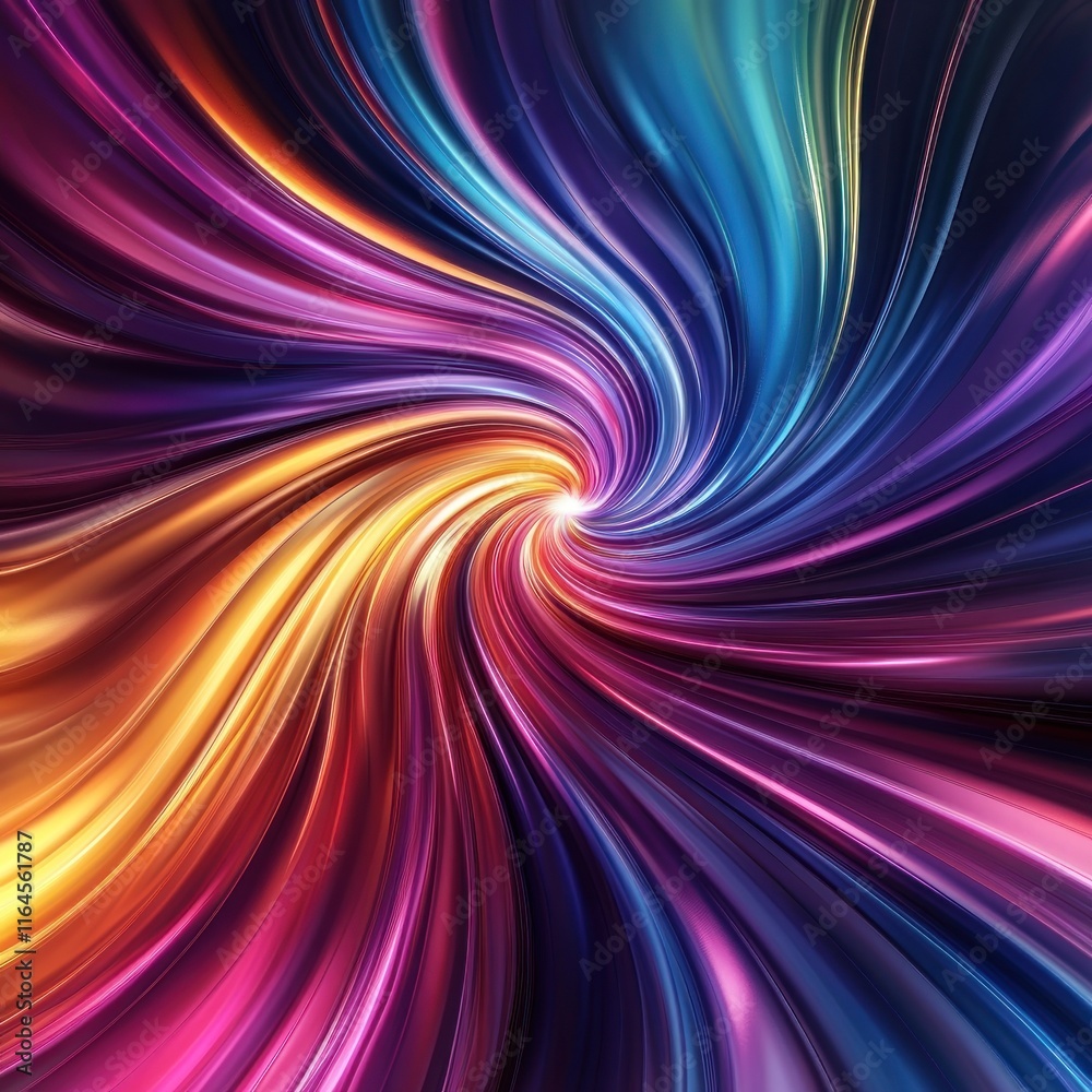 Abstract swirling vibrant multicolored light streaks. Abstract swirling vibrant multicolored light streaks.