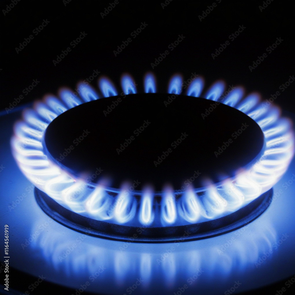Natural Gas. High prices of natural gas. Blue flames of gas burning from a kitchen gas stove. Energy crisis concept background. Cooker with burning fire propane. Natural Gas. High prices of natural gas. Blue flames of gas burning from a kitchen gas stove. Energy crisis concept background. Cooker with burning fire propane.