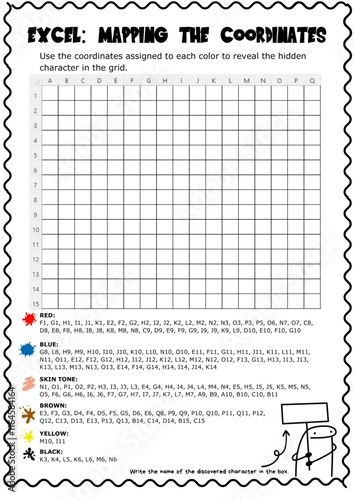 Excel: Mapping the coordinates