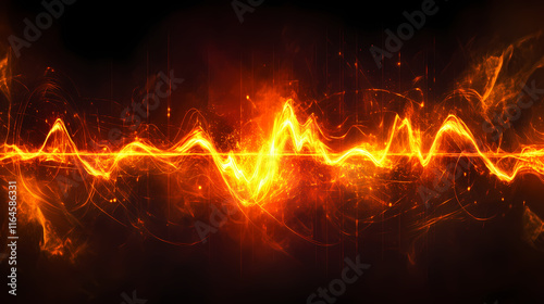 abstract fiery energy