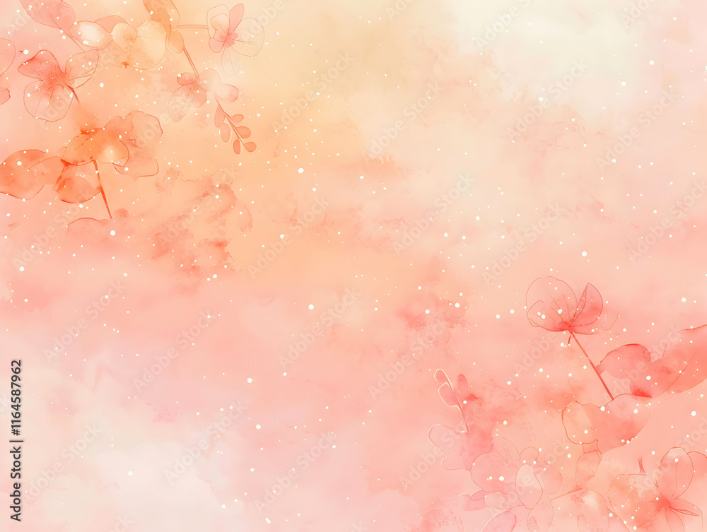 Floral Background Or Post Card A Beautiful Soft Pink Rose Closeup peach-pink background in a delicate style, with flowers, with space for text Floral Background Or Post Card A Beautiful Soft Pink Rose Closeup peach-pink background in a delicate style, with flowers, with space for text