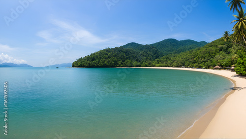 Klong Prao Beach.  Koh Chang island. Thailand photo