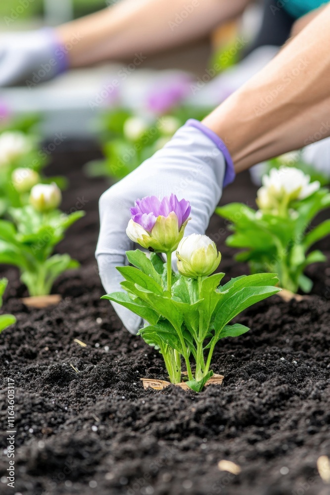 Hands-on gardening workshop fosters biodiversity through planting native flowers in biodegradable pots