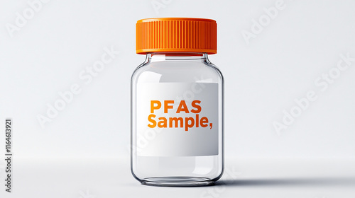 Sealed Air Canister Containing PFAS Sample Indicating Potential Health Risks for Future Analysis photo