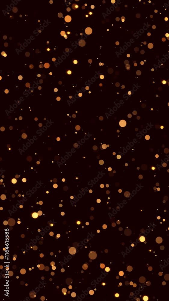 abstract dark luxury gold motion background with golden glitter and bokeh lights and particles , holiday christmas new year vertical social media template abstract dark luxury gold motion background with golden glitter and bokeh lights and particles , holiday christmas new year vertical social media template