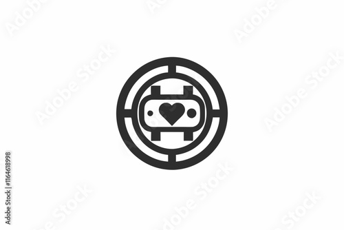 creative medical wearable device icon concept