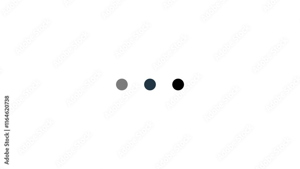 loading dots on transparent background with black color on white background. loading dots on transparent background with black color on white background.