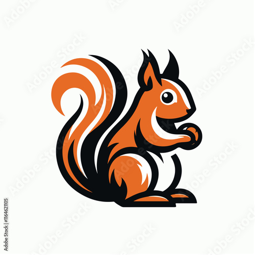 squirrel logo illustration